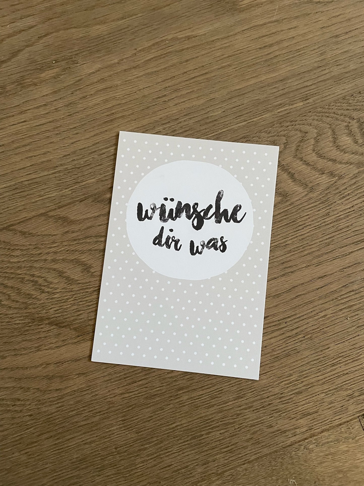 Postkarte "Wünsche dir was"